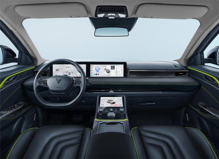 all-electric SUV  interior