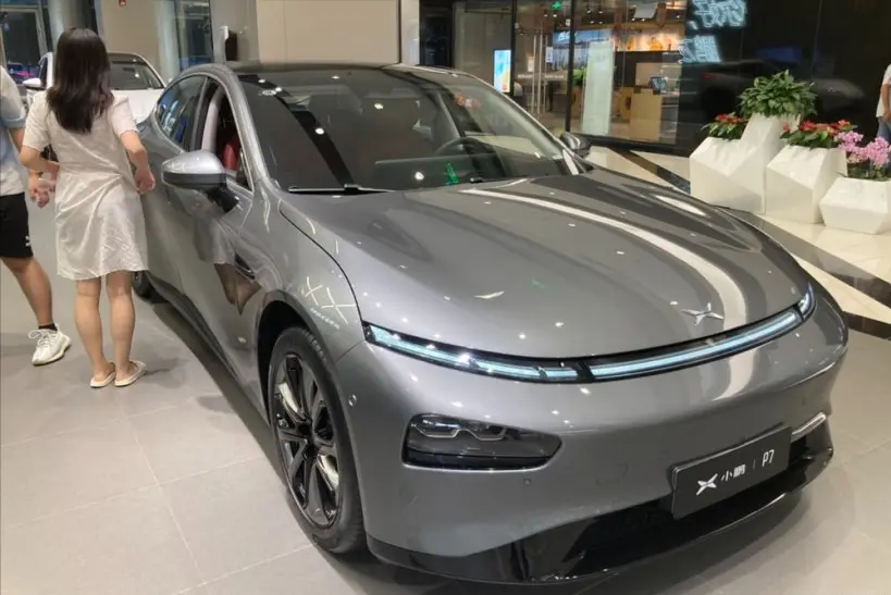 luxury electric car xpeng p7 appearance