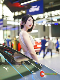 car show model from shenzhen auto show